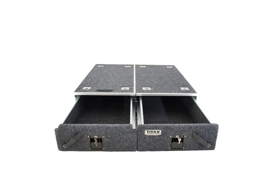 1070mm double rear drawer